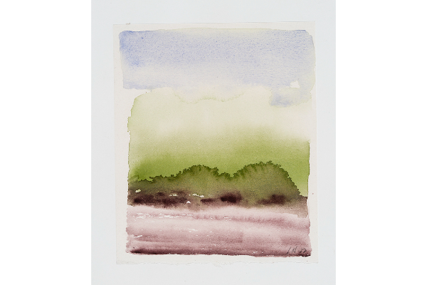 Transported XI, Watercolour on Saint Armand, 9x10 in.